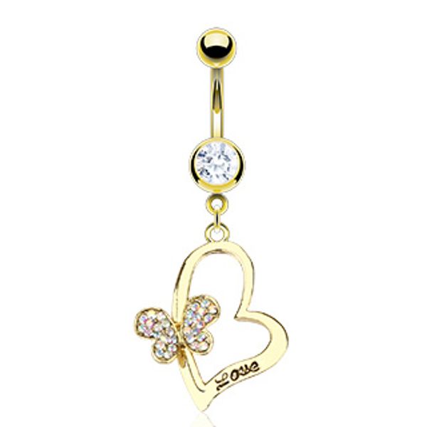 Hovedbilde Navle Piercing Love Heart